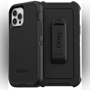 NWT Otter Box Defender Series Black Case for iPhone 12/12 Pro